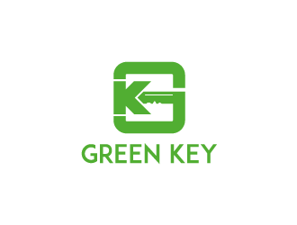 Green Key logo design by betapramudya
