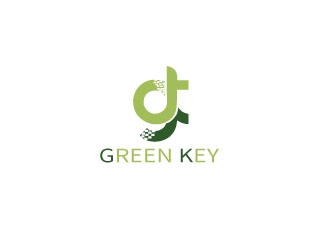 Green Key logo design by subho88