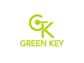 Green Key logo design by usef44