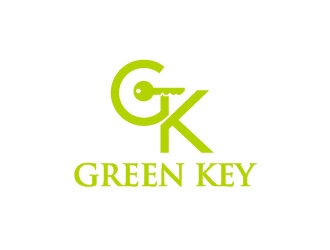 Green Key logo design by usef44