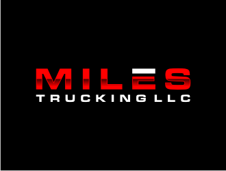 Miles Trucking LLC logo design by bricton