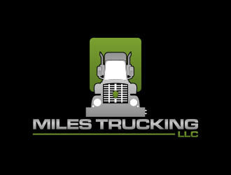 Miles Trucking LLC logo design by Purwoko21
