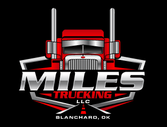 Miles Trucking LLC logo design by scriotx