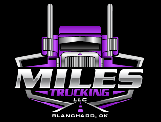 Miles Trucking LLC logo design by scriotx