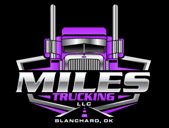 Miles Trucking LLC logo design by scriotx