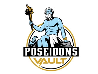 Poseidons Vault logo design by shere