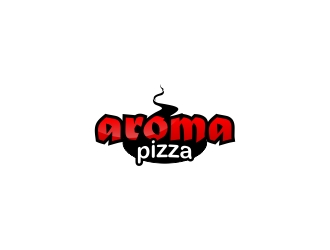 Aroma Pizza logo design by yunda