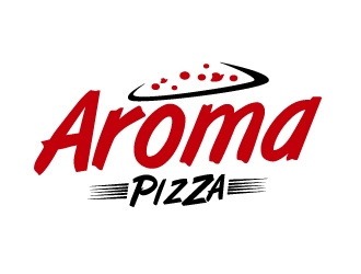 Aroma Pizza logo design by yans