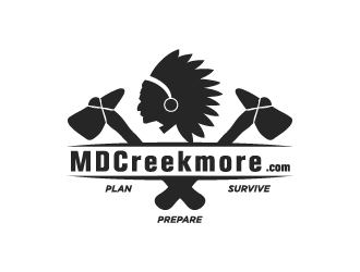 MDCreekmore.com logo design by serdadu