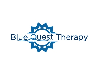 Blue Quest Therapy  logo design by serdadu
