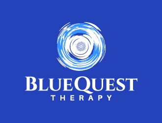 Blue Quest Therapy  logo design by josephope