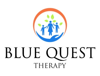 Blue Quest Therapy  logo design by jetzu