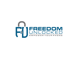 Freedom Unlocked logo design by Shina