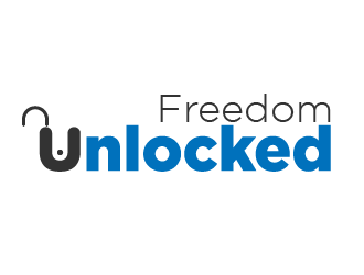 Freedom Unlocked logo design by AnuragYadav