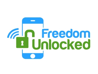 Freedom Unlocked logo design by shravya