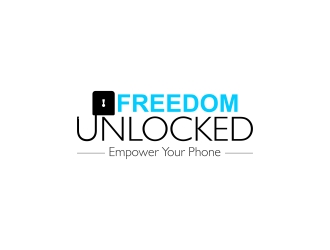 Freedom Unlocked logo design by yunda