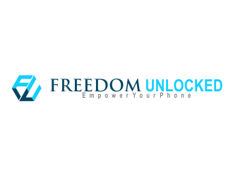 Freedom Unlocked logo design by amazing