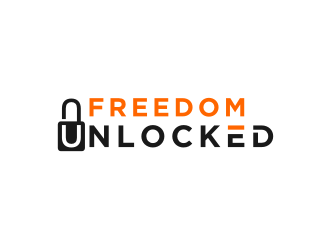 Freedom Unlocked logo design by bricton