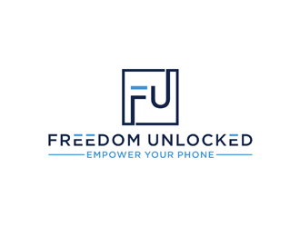 Freedom Unlocked logo design by johana