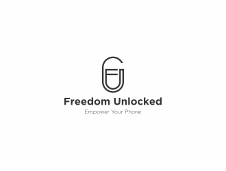 Freedom Unlocked logo design by haidar