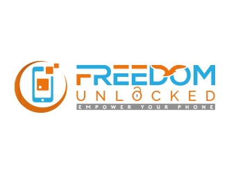 Freedom Unlocked logo design by fawadyk