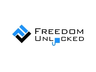 Freedom Unlocked logo design by Rexx