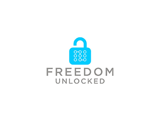 Freedom Unlocked logo design by checx