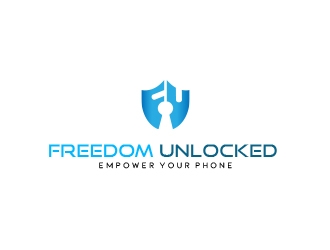 Freedom Unlocked logo design by DoniDimas