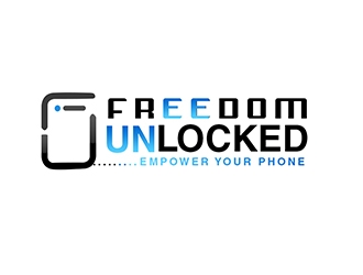 Freedom Unlocked logo design by DesignTeam