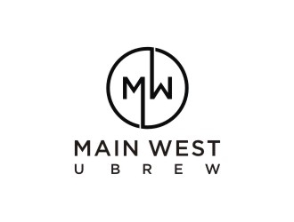 Main West U Brew  logo design by sabyan