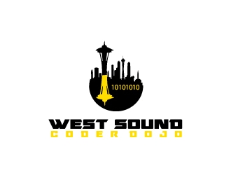 West Sound CoderDojo  logo design by samuraiXcreations