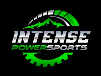 Intense Powersports logo design by ORPiXELSTUDIOS