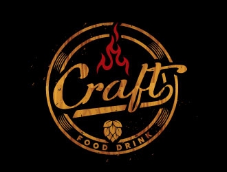 Craft - Food   Drink logo design by REDCROW