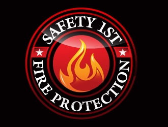 SAFETY 1ST FIRE PROTECTION logo design by Suvendu