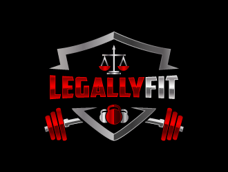 Legally Fit logo design by pencilhand