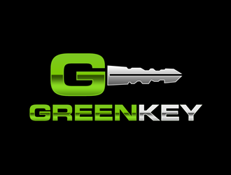 Green Key logo design by kunejo