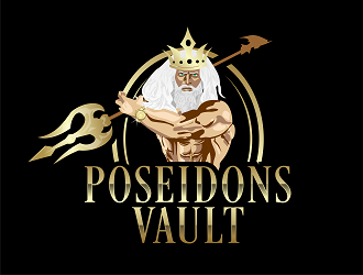 Poseidons Vault logo design by Republik