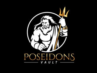 Poseidons Vault logo design by frontrunner