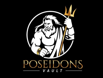 Poseidons Vault logo design by frontrunner