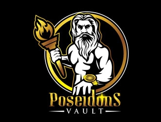 Poseidons Vault logo design by shere