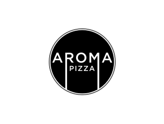 Aroma Pizza logo design by asyqh