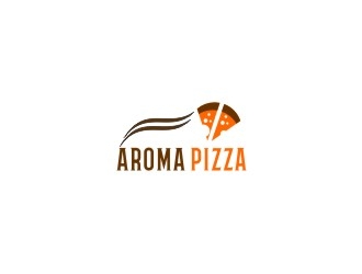 Aroma Pizza logo design by bricton