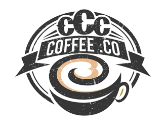 3C Coffee Co logo design by DreamLogoDesign
