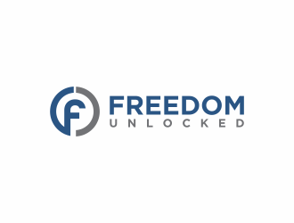 Freedom Unlocked logo design by santrie