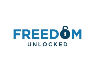 Freedom Unlocked logo design by Fear