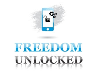 Freedom Unlocked logo design by ManishKoli