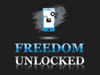 Freedom Unlocked logo design by ManishKoli