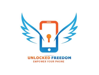 Freedom Unlocked logo design by Logoboffin