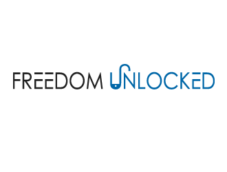 Freedom Unlocked logo design by savvyartstudio