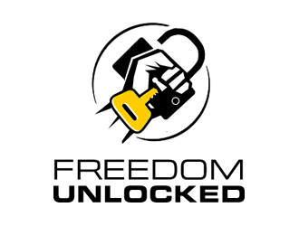 Freedom Unlocked logo design by Coolwanz